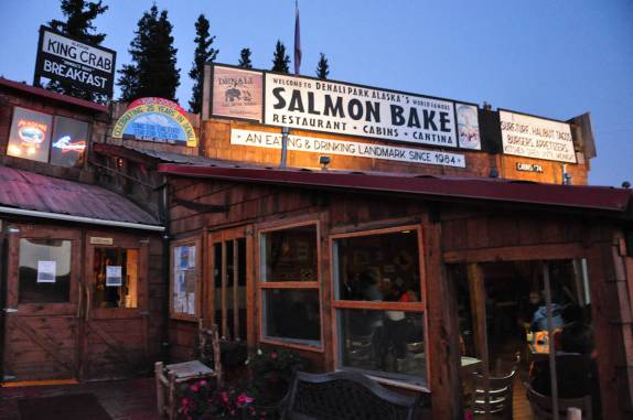 Famoso restaurante em frente ao Denali National Park, no Alaska